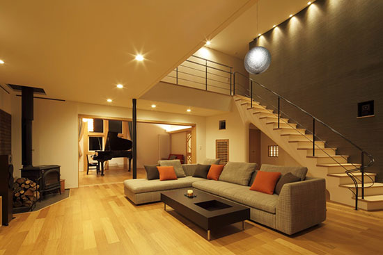 帯広市／M邸 リビング