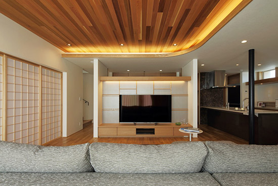 帯広市／K邸 リビング